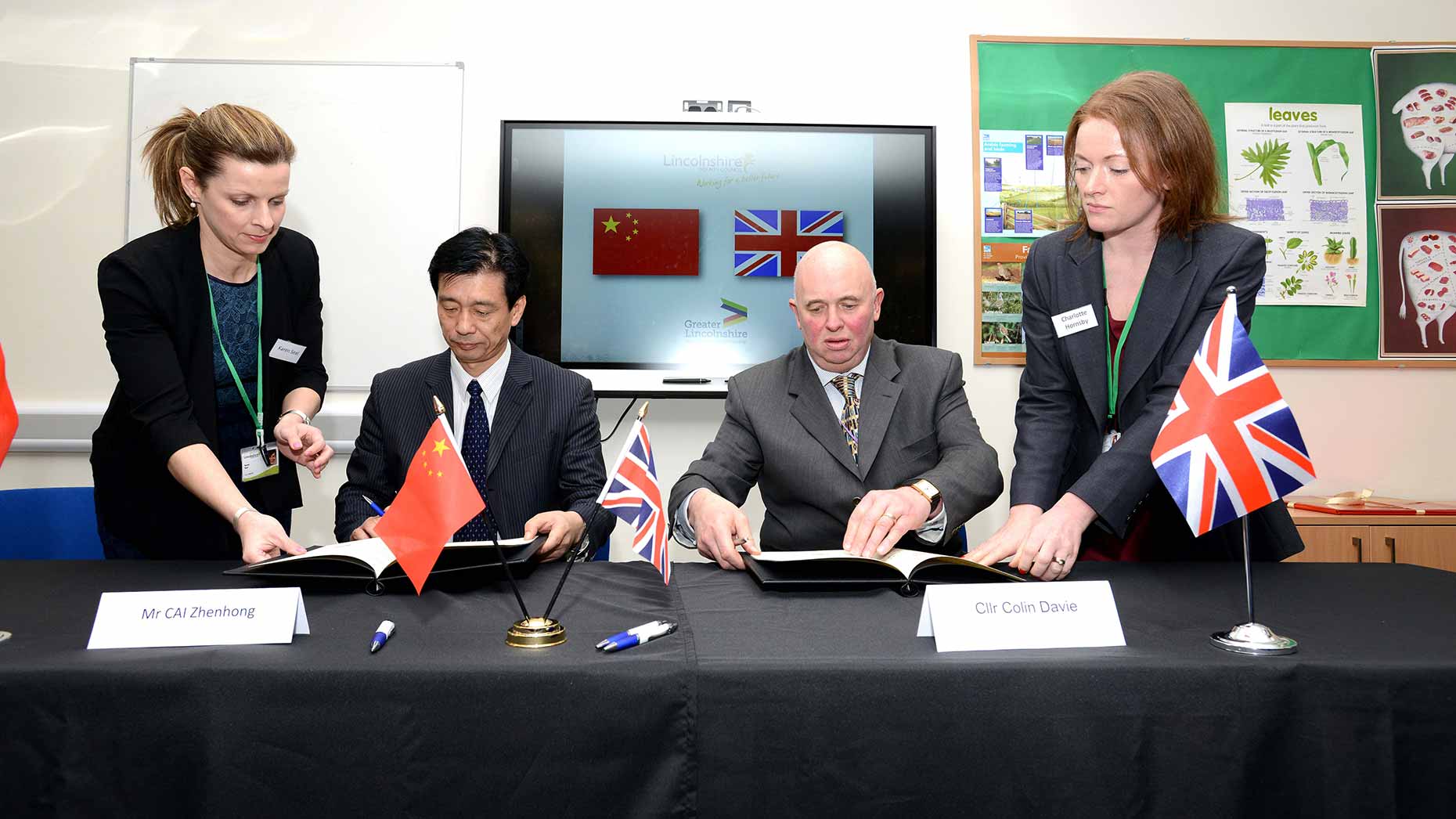 Vice Governor of Hunan Provincial Visit Lincolnshire